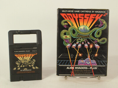 Vintage  Odyssey 2 Boxed Game Alien Invaders Plus No Inst.