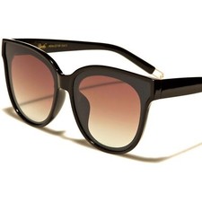 Classic Old Retro Look Stylish Gorgeous Chic Womens Black Cat Eye Sunglasses
