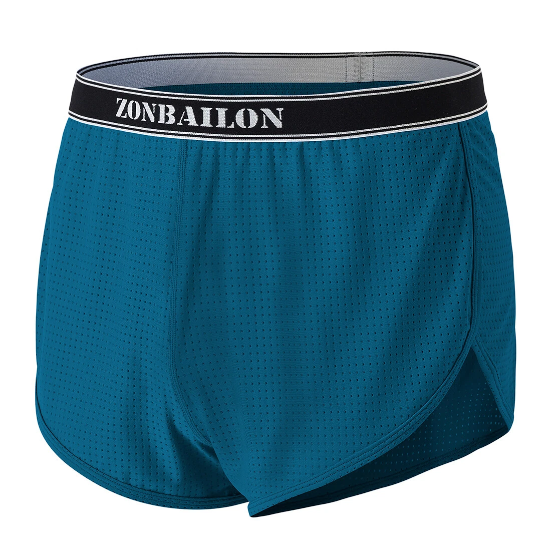 Zonbailon Mens Underwear Boxer Briefs Soft Comfortable Loose Slit