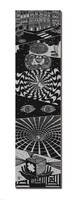 Lucky Scooter Deck Grip Prospect Art Grip Tape Black Griptape Lucky Scooter Deck Grip Prospect Art Grip Tape Black Griptape