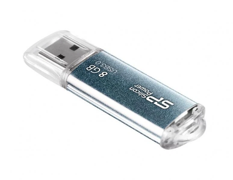8GB Silicon Power Marvel M01 USB3.0 Flash Drive Icy Blue - Image 3 of 4