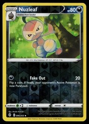 Nuzleaf 096/203 Reverse Holo Evolving Skies