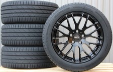 VW Bus T5 T6 .1 Räder Alufelgen P70 schwarz Hankook Sommerreifen 255/45 18 Zoll