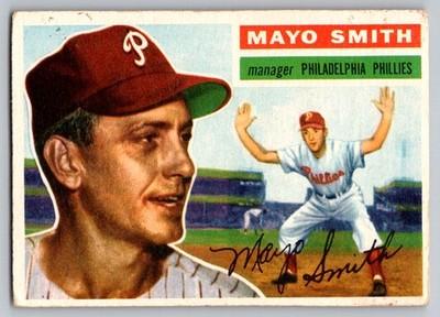 Mayo Smith 1956 Topps Philadelphia Phillies 60