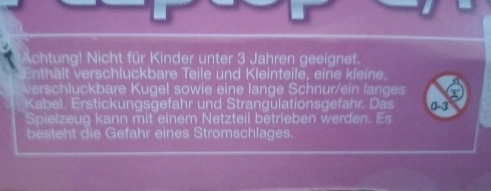 Vtech Glamour Girl XL Rosa Laptop E/R - Lerncomputer mit 240 Lernspielen B-Ware - Bild 3 von 3