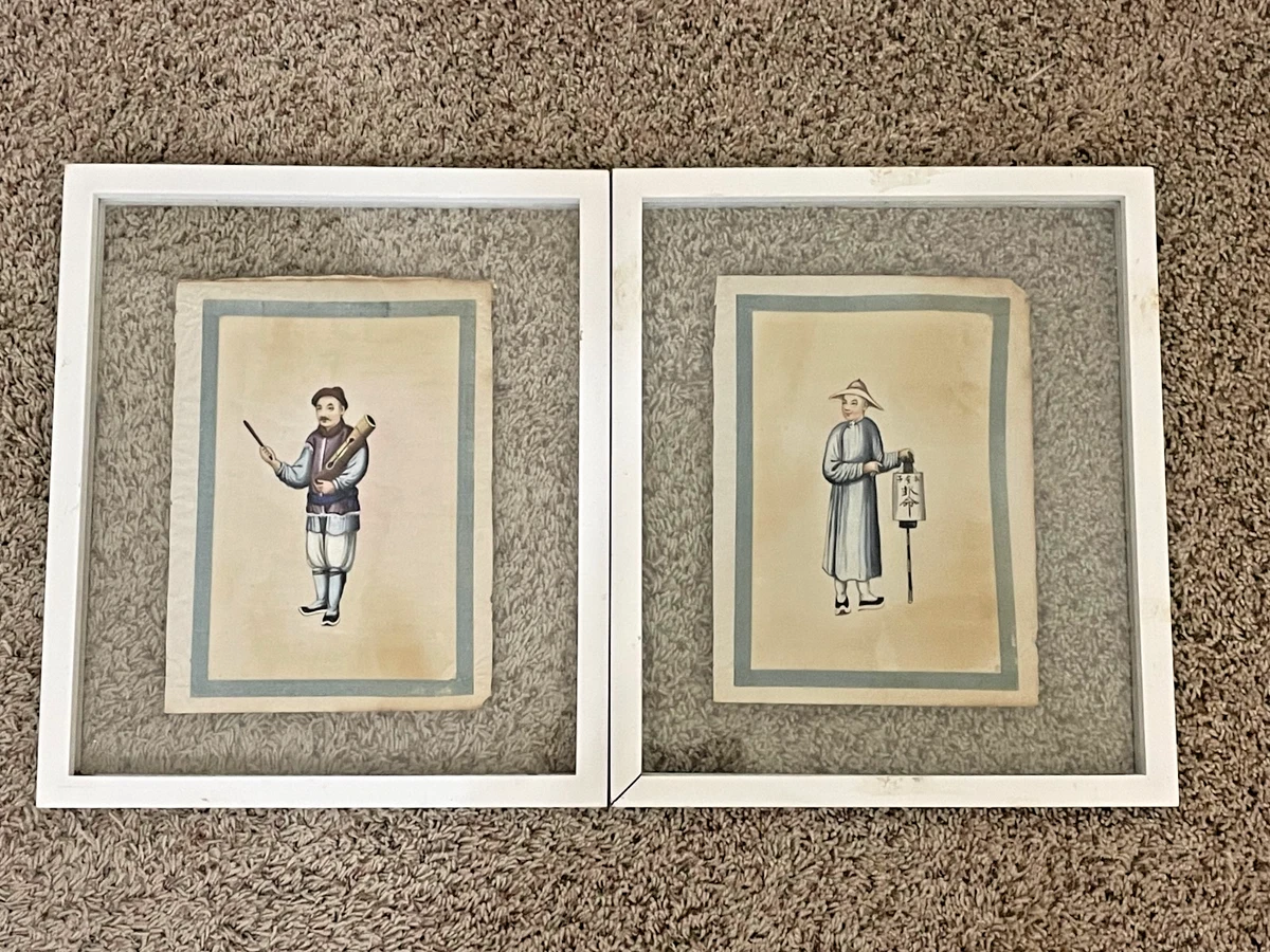 多色古董原创中国风绘画和卷轴| eBay