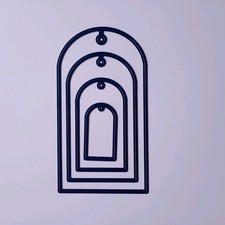 Tags Nesting Dies Layering Tag With Hole Dies 4 Pieces  Cardmaking Gift Tags