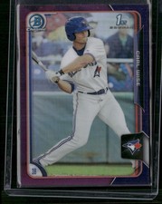 2015 Bowman Draft #139 Carl Wise Chrome Purple Refractors #/250