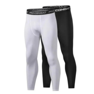 Man's Workout Leggings Compression Base Layer Gym Sports Running Training Pants