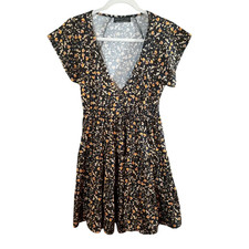 Urban Outfitters Julia Tiered Ruffle Cottagecore Ditsy Floral Prairie Mini Dress