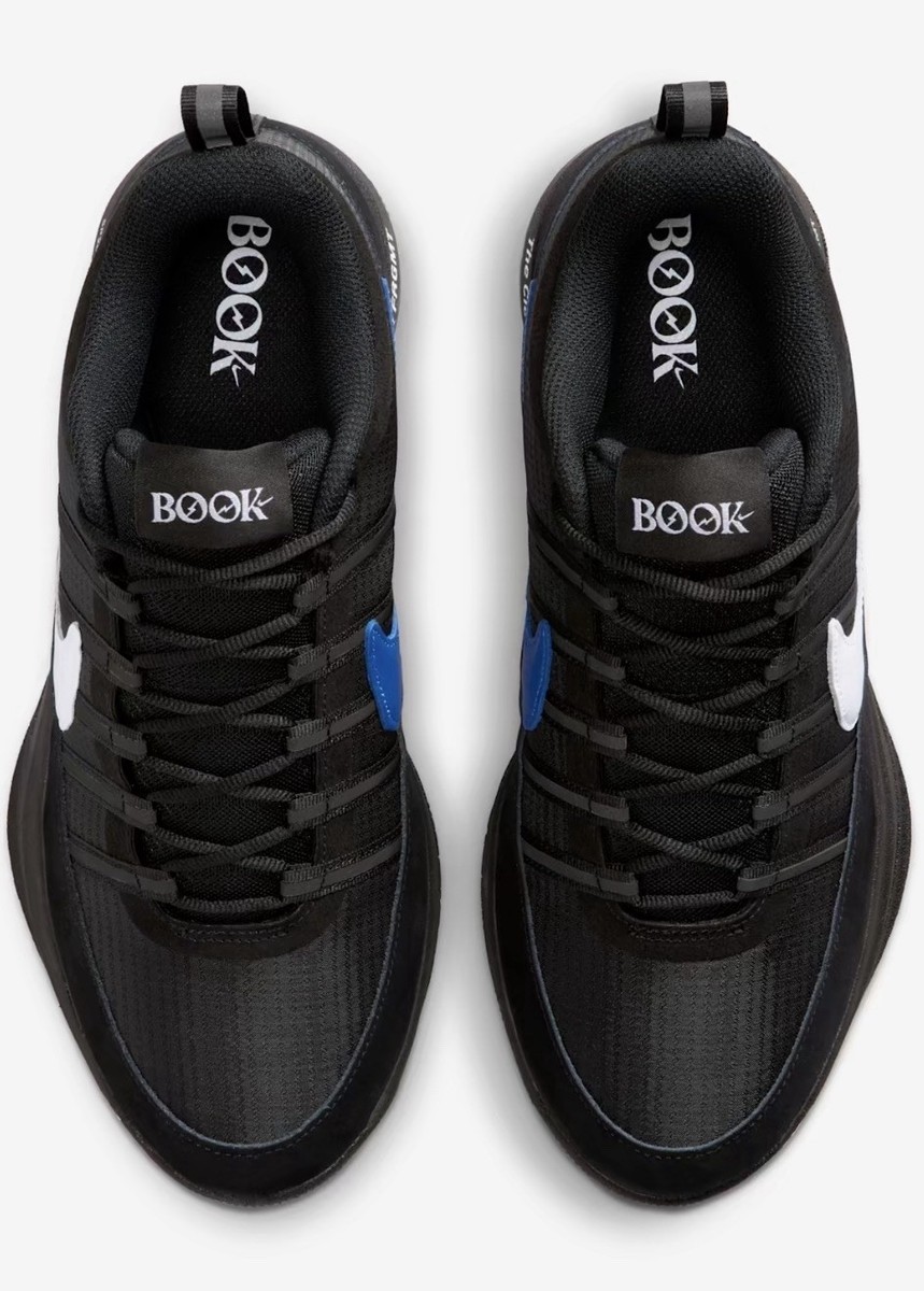 Sz 9 - Nike Book 2 x Fragment II Black White Blue Hiroshi Fujiwara