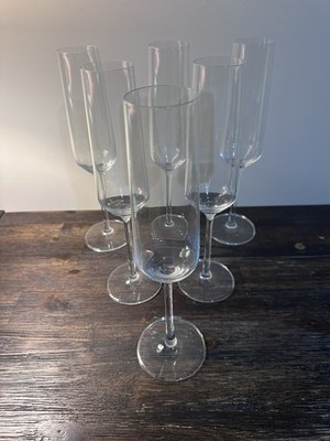 Schott Zwiesel Pure Tritan Crystal Champagne Flute Glass, 7.1 oz , Set Of 6 