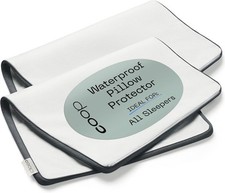 Coop Home Goods Ultra-Tech Pillow Protector for Queen Pack of 2 , White