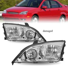 2pcs Oe Style Headlights For 2005-2007 Ford Focus Halogen Lamps Leftright 05-07