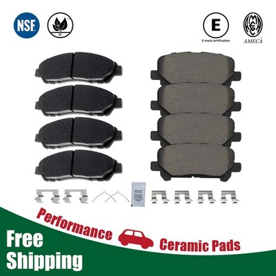 Front Rear Premium Ceramic Brake Pads Set for Honda Pilot Acura MDX ZDX