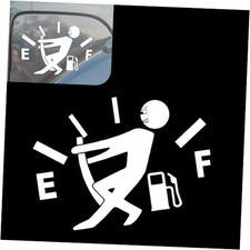Funny Car Stickers, Car Fuel Tank Cap Stickers, High Gas Consumption White
