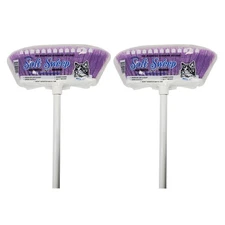 The Original Soft Sweep Magnetic Action Broom - 2 Purple Brooms