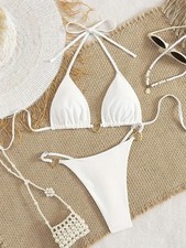 White Bikini Set Size 8-10 (M)