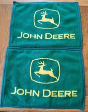 2 Biederlack John Deere Pillowcases Green Yellow Pillow Sham Fleece USA Made