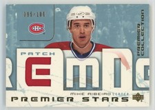 2004-05 upper deck premier stars patch /100 Mike Ribeiro Montreal Canadiens