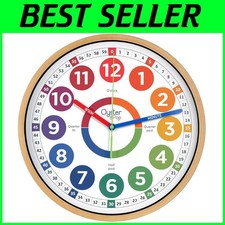 Interactive Teaching Clock - Kids Room Decor - Easy Learning