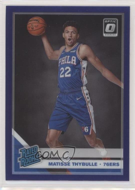 2019-20 Panini Donruss Optic Rated Rookie Purple Prizm Matisse Thybulle #192 3p2