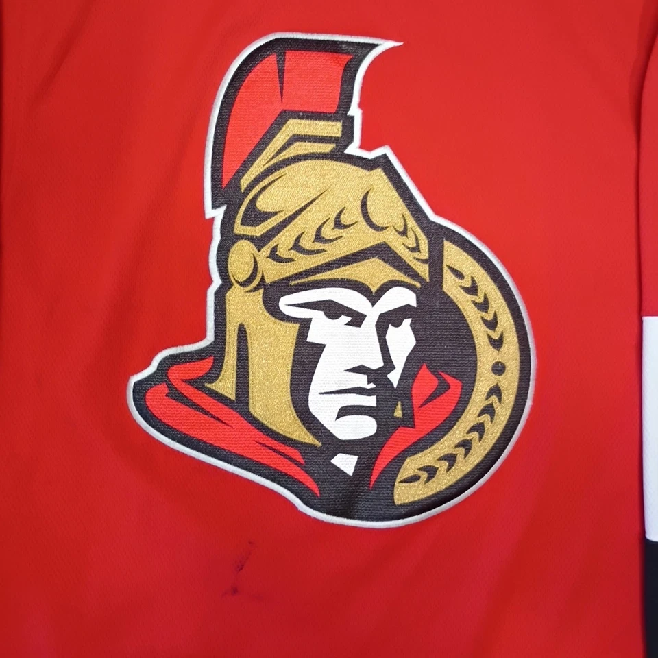 💥NHL Fanatics Ottawa Senators NHL Sweatshirt Black/Red Jersey Men's Size Large - Image 2 of 4