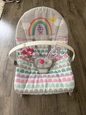 Bright Starts Infant to Toddler Baby Rocker - Rosy Rainbow