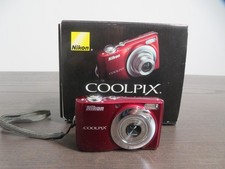 Nikon Coolpix L24 Red Digital Camera 14 MP 3.6x Zoom W/ 8GB SDHC Card Box Set