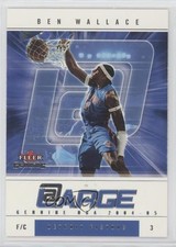 2004-05 Fleer Genuine At Large Ben Wallace #6AL HOF 4w8