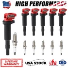 6pcs Ignition Coil Pack and Spark Plugs for BMW 128i 325i 328i 528i X5 X3 X6