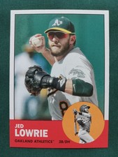 2022 Topps Archives Jed Lowrie #94 NM Oakland A's Free Shipping