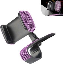 Phone Mount 360 Degree Rotation Diamond Encrusted Cell Phone Holder Anti Slip