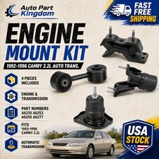 Fits 1992-1996 Toyota Camry 2.2l Transmission Engine Motor Mount Kit At G011 New