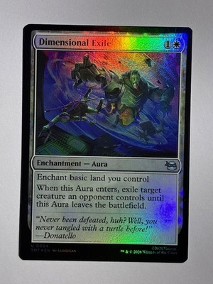 Dimensional Exile 0004 Teenage Mutant Ninja Turtles Magic: The Gathering Foil LP