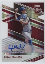 2020 Panini Elite Extra Edition /9 Dylan MacLean #122 Auto l5w