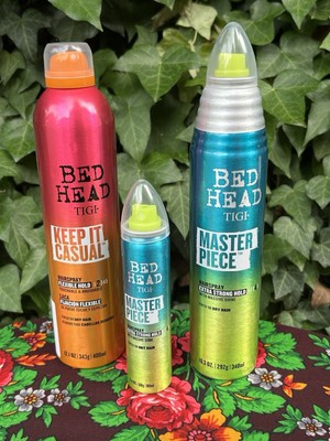 Bed Head by TIGI Keep It Casual Flexible & Masterpiece Ex Strong Hairspray Lot