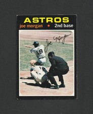 1971 Topps Joe Morgan #264 ~~ Astros Reds HOF ~~  Nice Card!