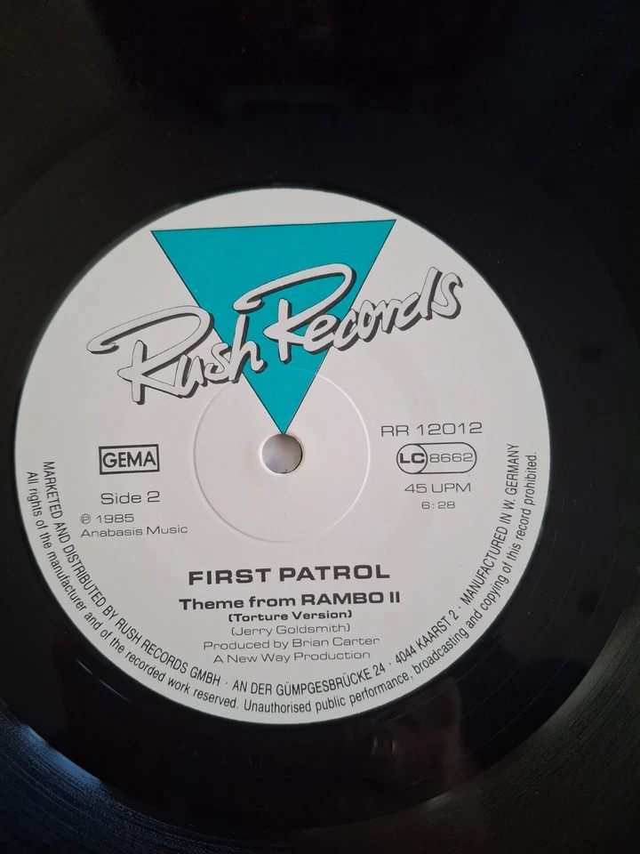 First Patrol – Theme From Rambo II , Vinyl 12 '' Maxi - Bild 4 von 4