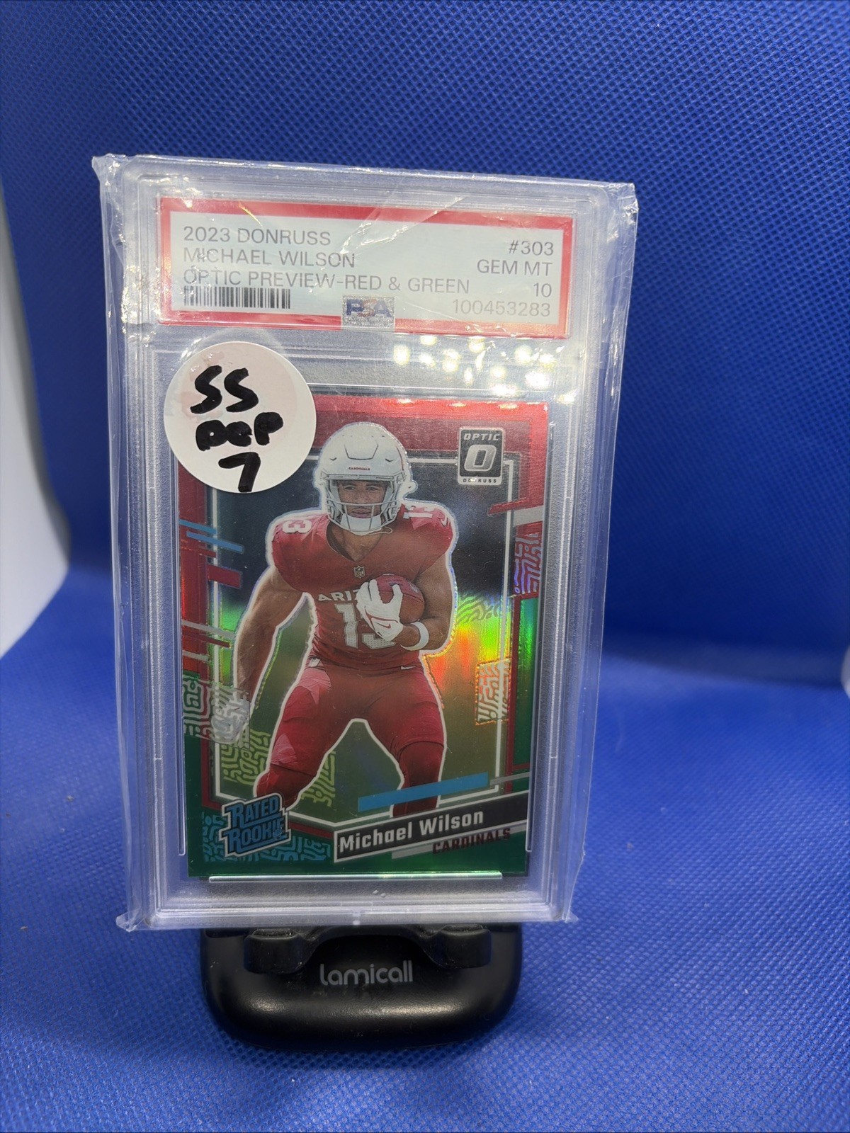 Michael Wilson Panini Donruss #303 Preview Red/Green Optic