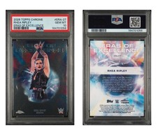 Marketplace image: 2026 Topps Chrome WWE #ERA-27 Rhea Ripley Eras of Excellence PSA 10 Pop 1/1