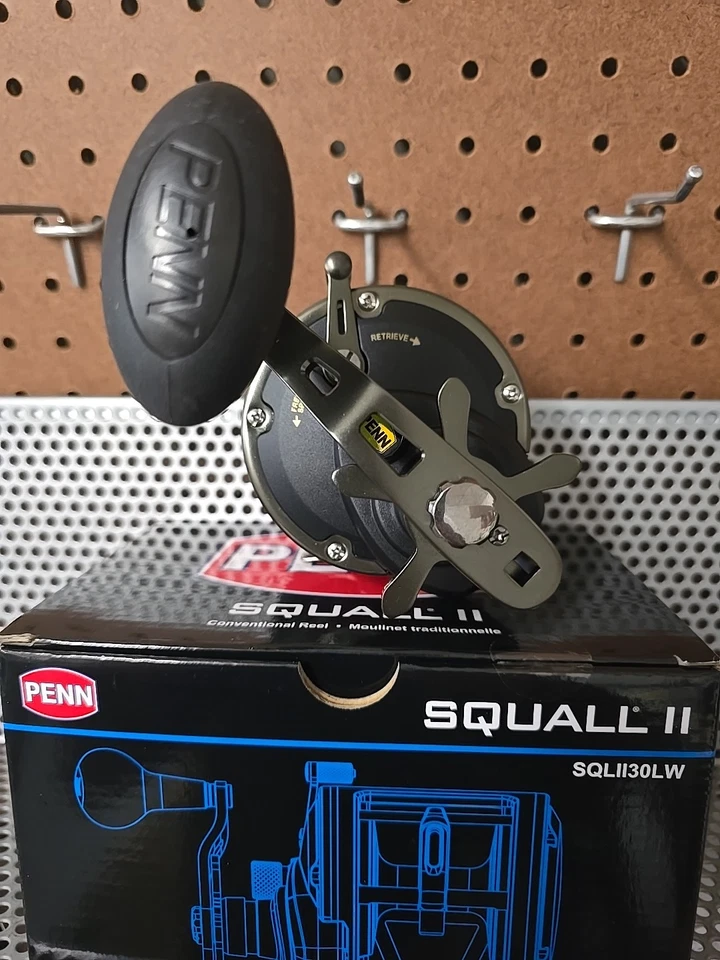 Penn Squall II SQLII30LW Conventional Reel 4.9:1 Brand New - Image 3 of 4