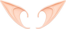 Elf Ears Cosplay Masquerade Accessories - Fairy Pixie Soft Pointed Tips Anime Pa
