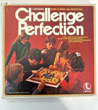 Challenge Perfection Board Game by Lakeside Vintage 1978 READ