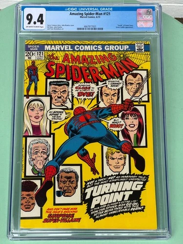 The Amazing Spider-Man #121 - CGC 9.4 NM - classic death of Gwen Stacey issue