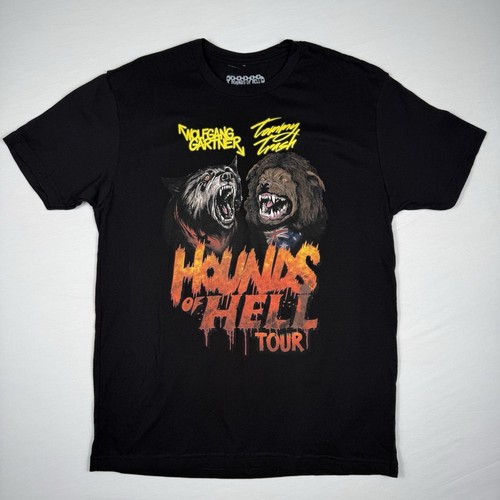 Wolfgang Gartner & Tommy Trash - “Hounds Of Hell” Tour - 2013 Black Shirt - M