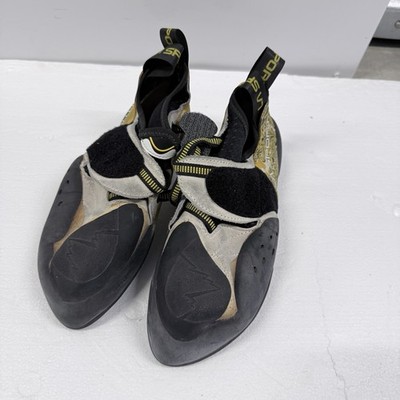 La Sportiva Solution Comp Climbing Shoes - Marble Yellow 