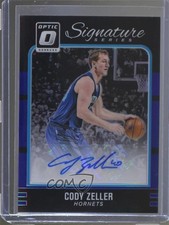 2016 Panini Donruss Optic Signature Series Blue Prizm 18/25 Cody Zeller Auto 7m6