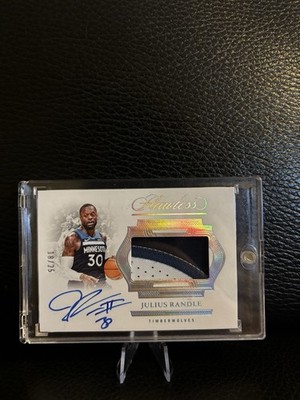 Panini Flawless 2024-25 Julius Randle Auto Patch /25 HPA-JRT Timberwolves