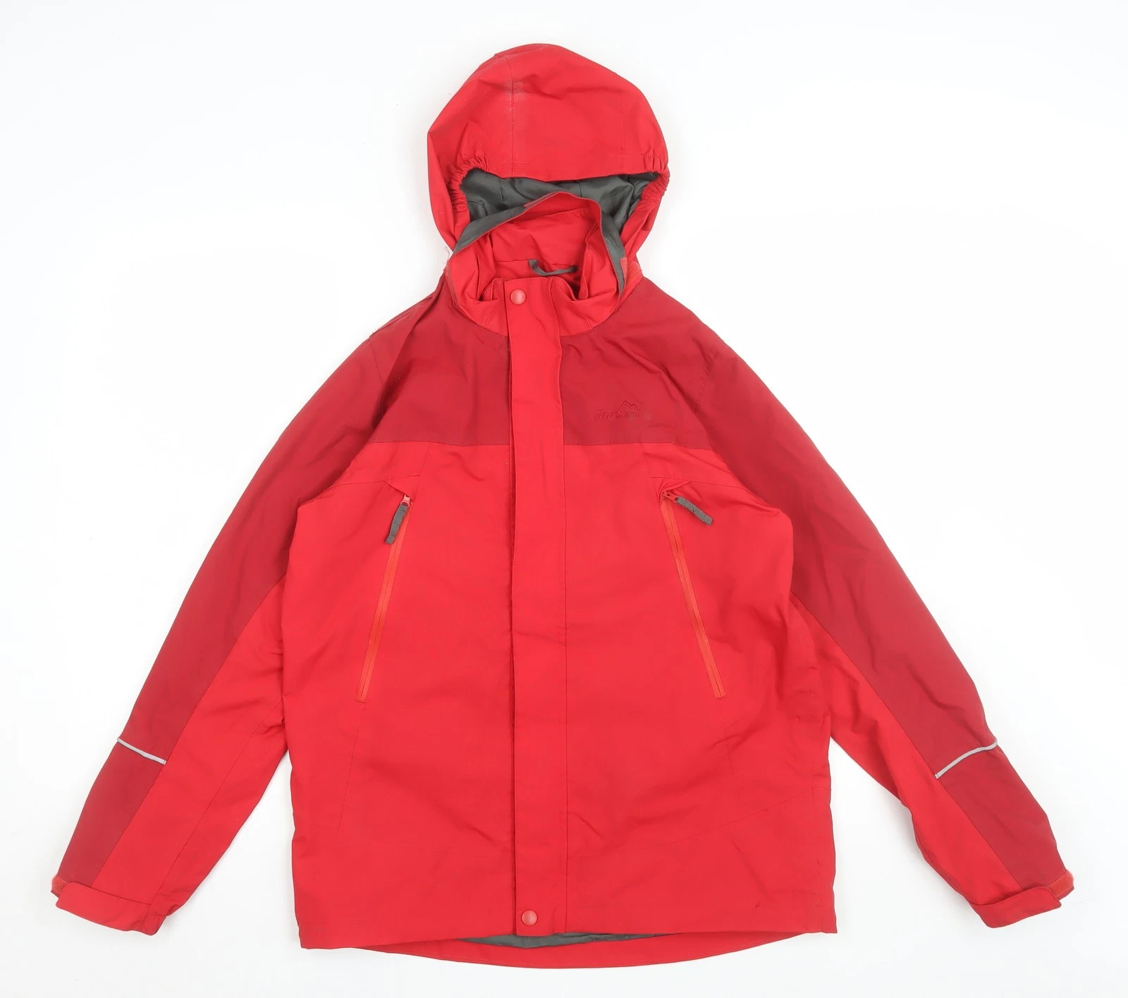 Peter Storm Men's Red Waterproof Hooded Rain Coat Jacket L